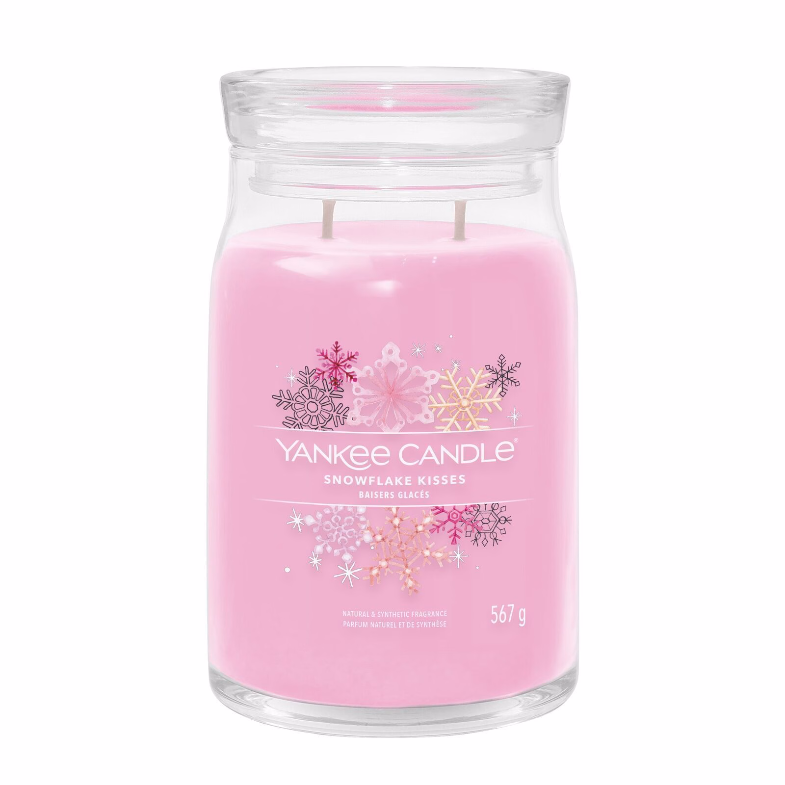 Snowflake Kisses Signature Jar 567g 2-Docht