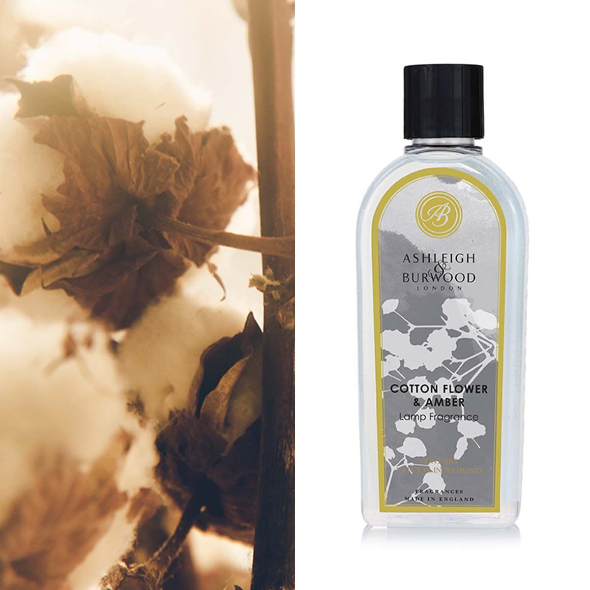 Cotton Flower & Amber 500ml Duftlampenöl Nachfüller