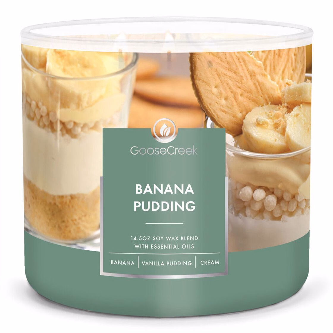 Banana Pudding 411g (3-Docht)