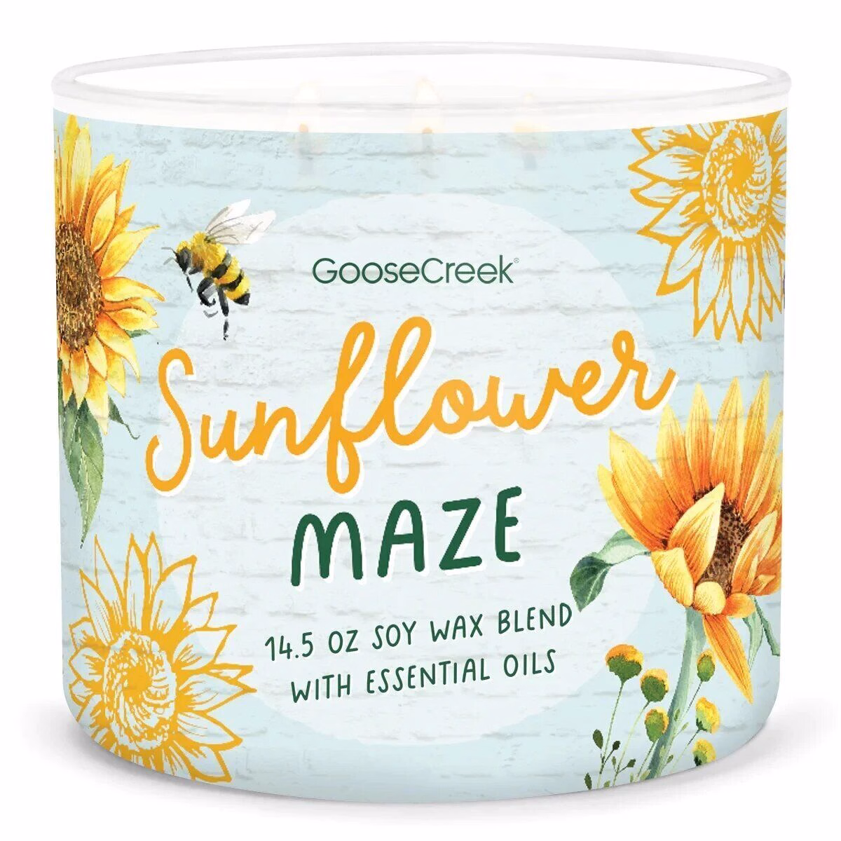 sunflower-maze-3-docht-kerze-411g Sunflower Maze 411g (3-Docht)