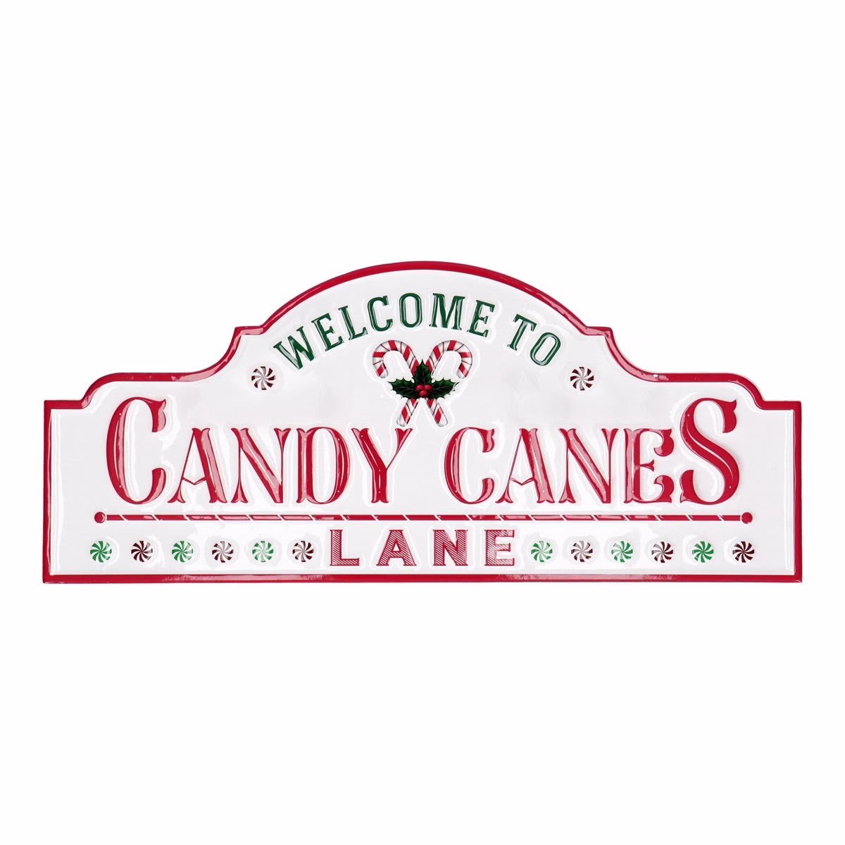 Weihnachts Wandschmuck Candy Canes Lane Weihnachts Wandschmuck Candy Canes Lane