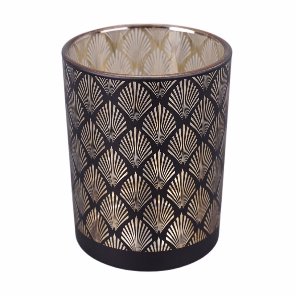 Windlicht Shell schwarz 13cm