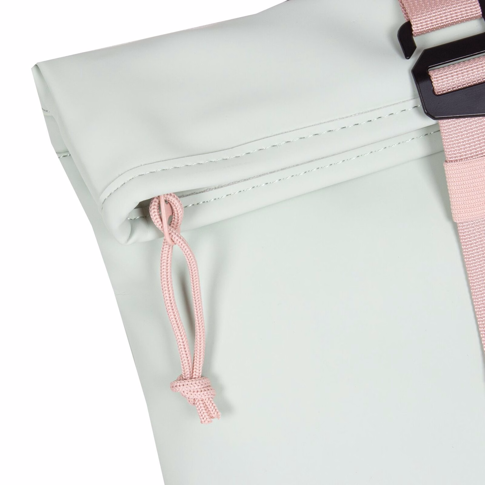 Tim - Los Angeles Rolltop Mini Rucksack minzblau/hellrosa