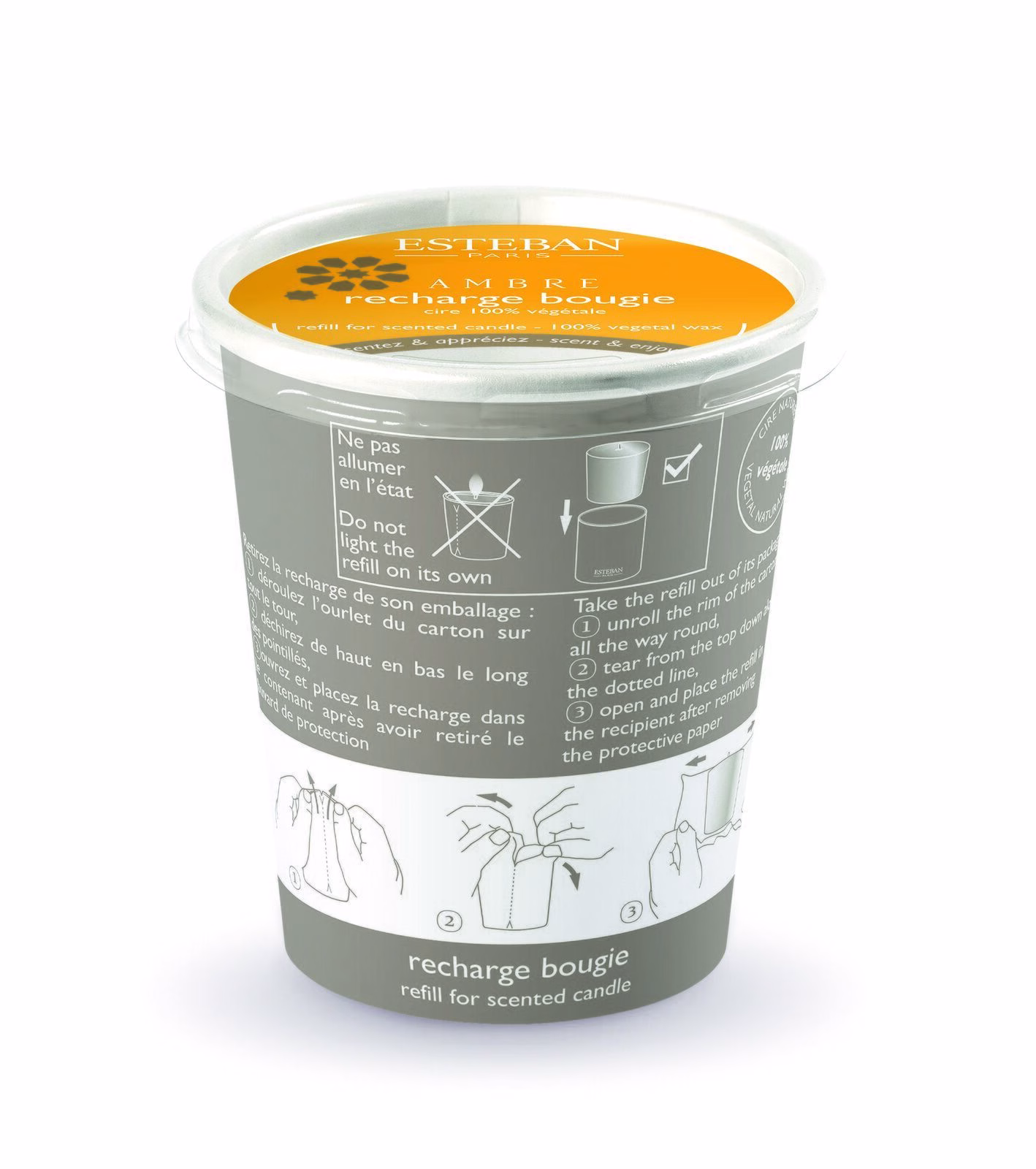 AMB-077 Ambre Nachfüller für Duftkerze 170g