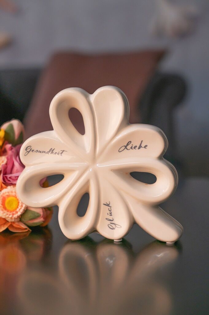 Deko Glücksblatt Alegra 15cm