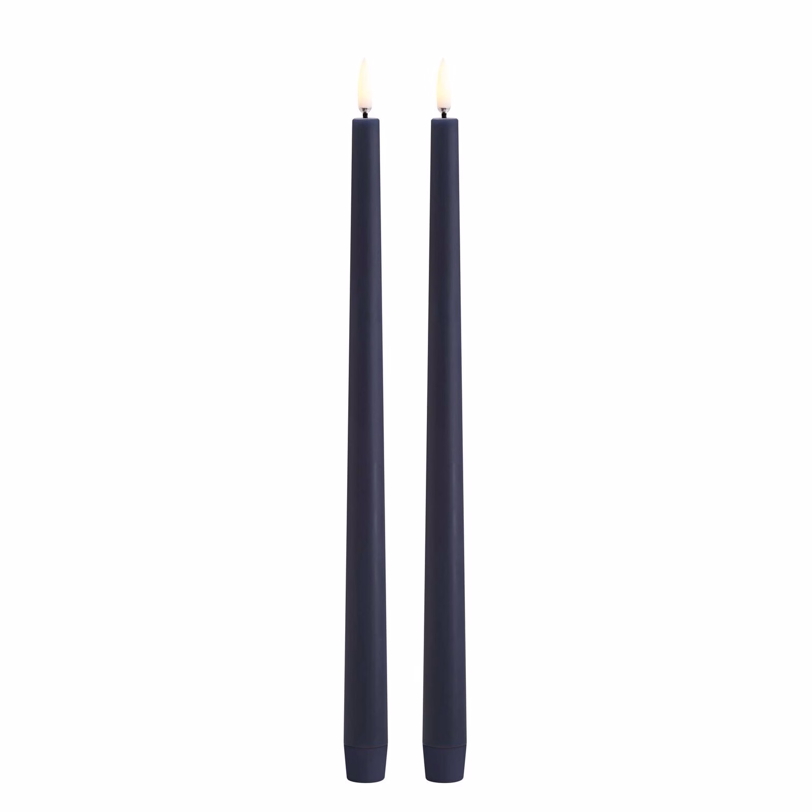 Uyuni-UL-TA-DB02332-2-Slim-Taper-Candle-1 Uyuni LED Tafelkerze 32cm slim dark blue 2 Stück