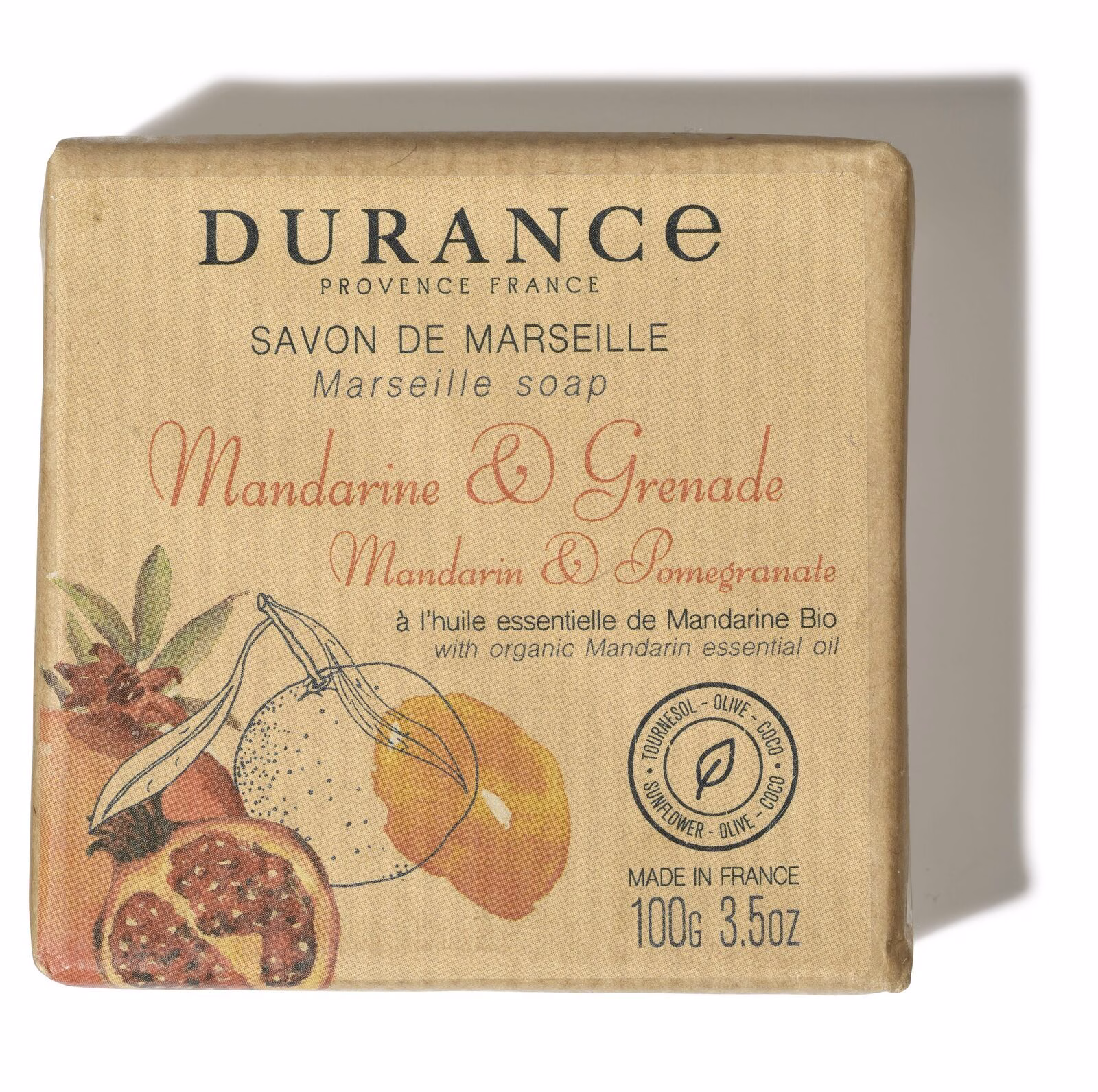 241590_Mandarine-Grenade-ombre Mandarine & Granatapfel Marseiller Seife 100g