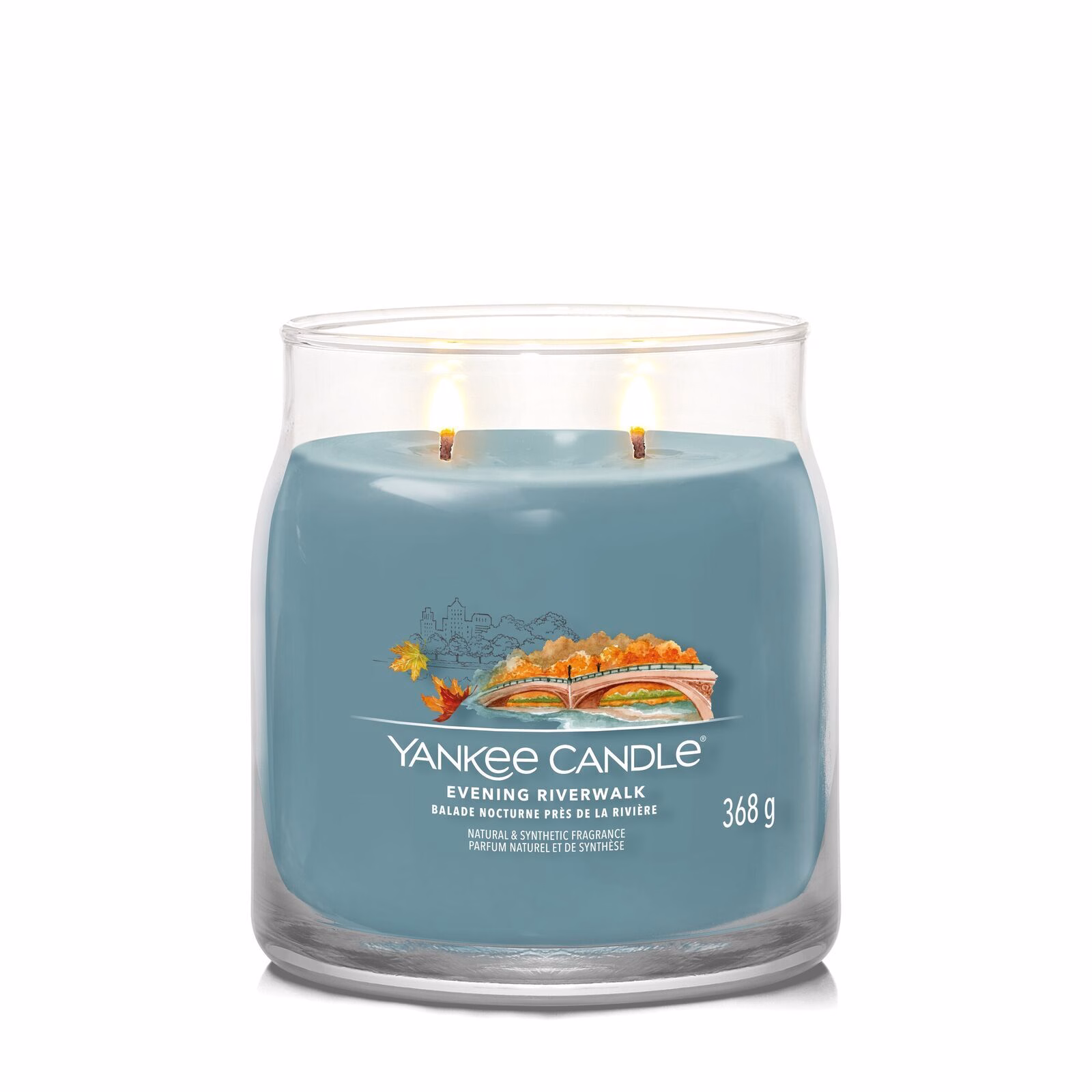 Evening_Riverwalk_Medium_LIT-1-1 Evening Riverwalk Signature Medium Jar 368g 2-Docht
