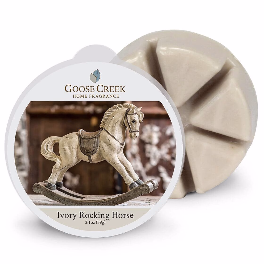 Ivory Rocking Horse 59g von Goose Creek Candle