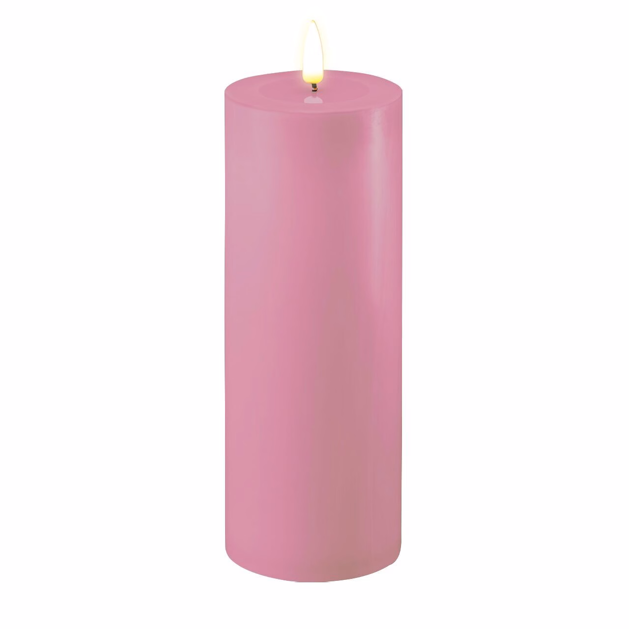 RF-0424 Stumpenkerze LED Lavendel 7,5 x 20cm