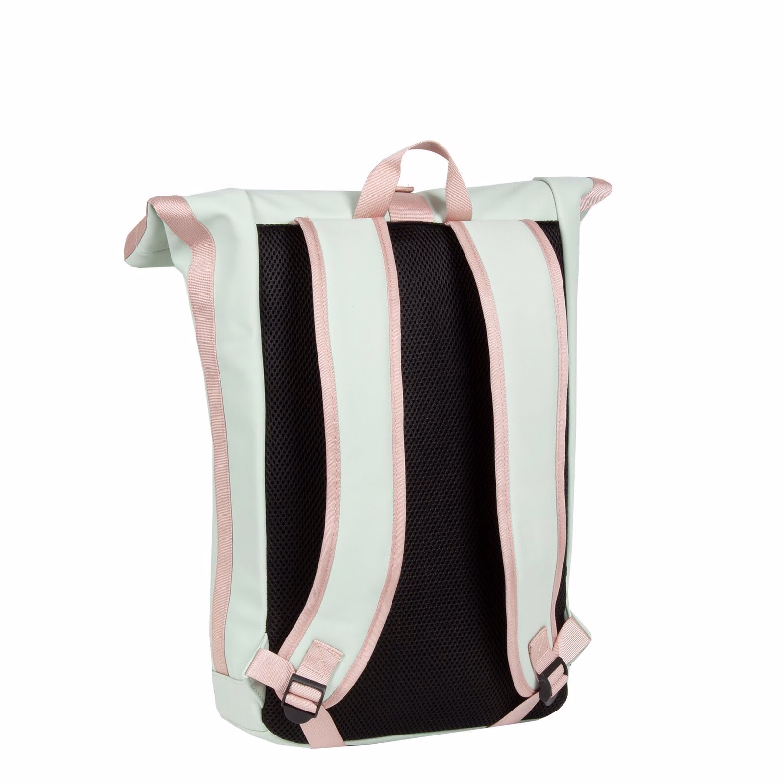 r_g0Pk2w Tim - New York Rolltop Rucksack minzblau/hellrosa
