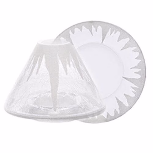 Yankee Candle Sparkling Icicles Lampenschirm- und Tellerset groß