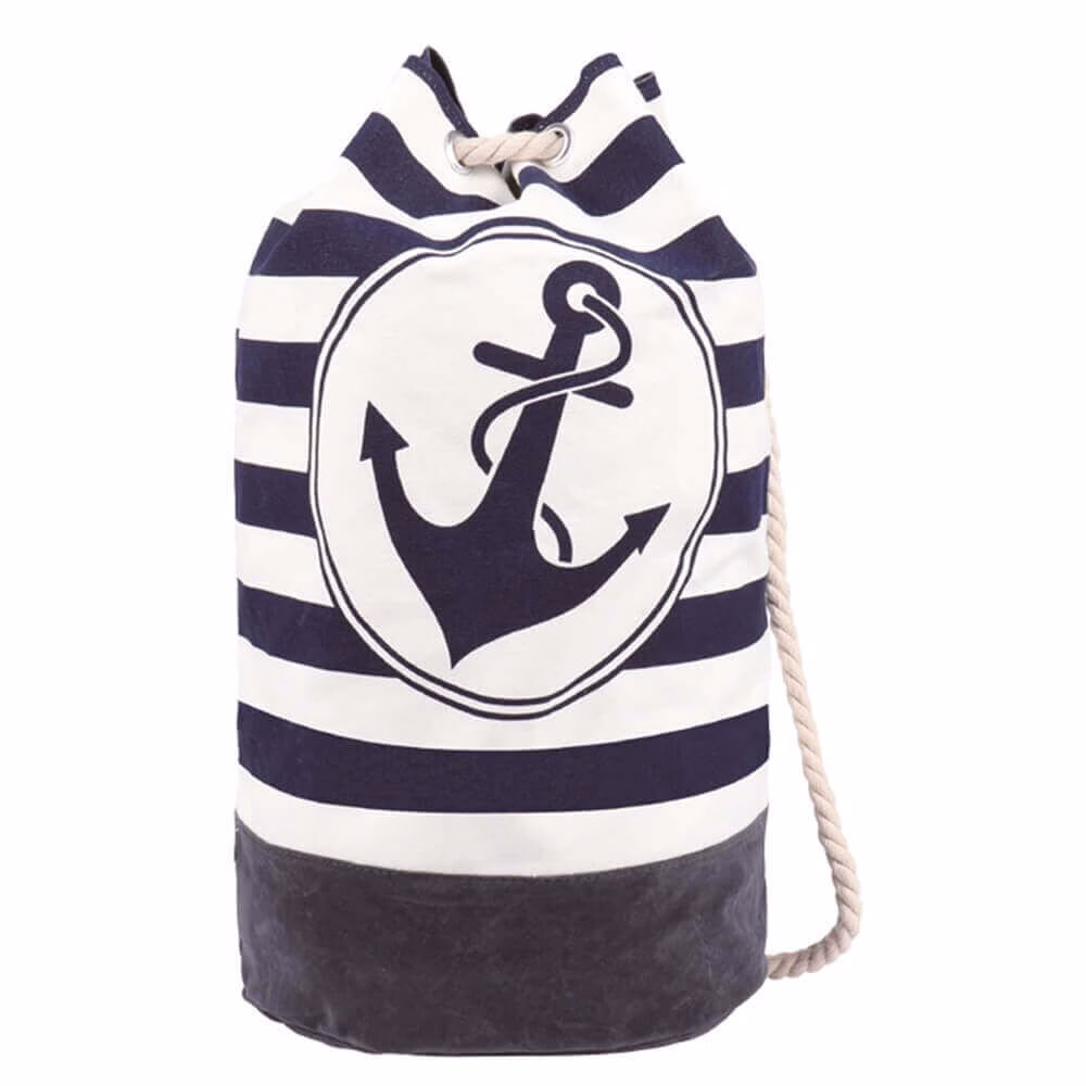 128-007-2019 Seesack Navy White Anker