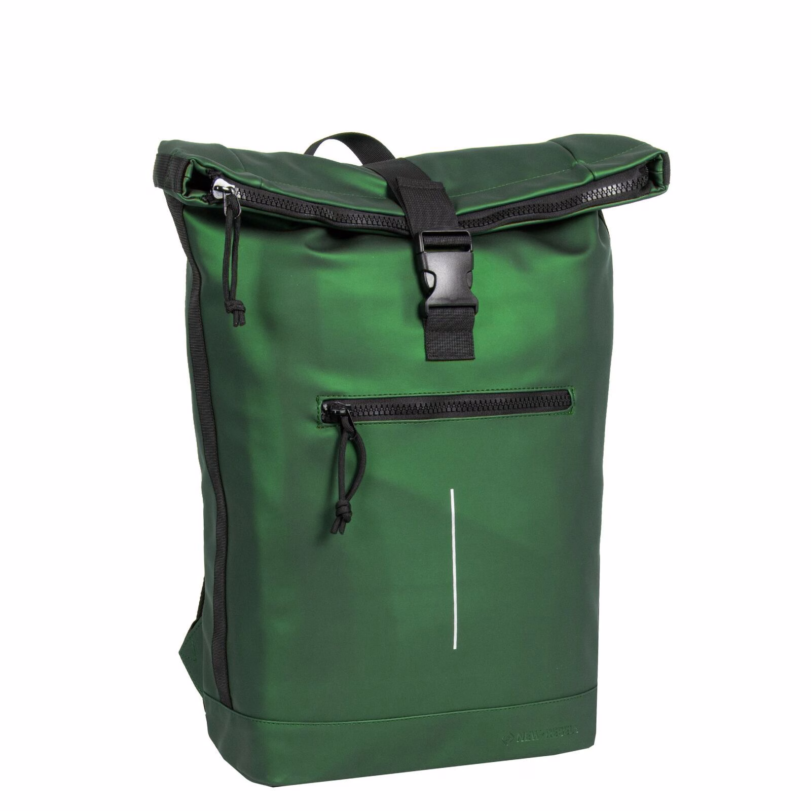 T3XQbTco Mart - New York Rolltop Rucksack grün metallic
