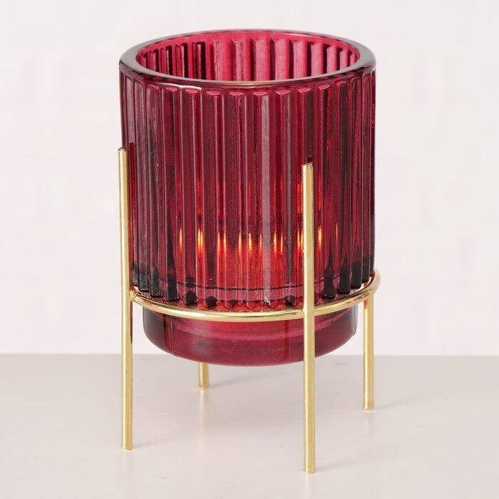 Windlicht Noria rot Variante 2