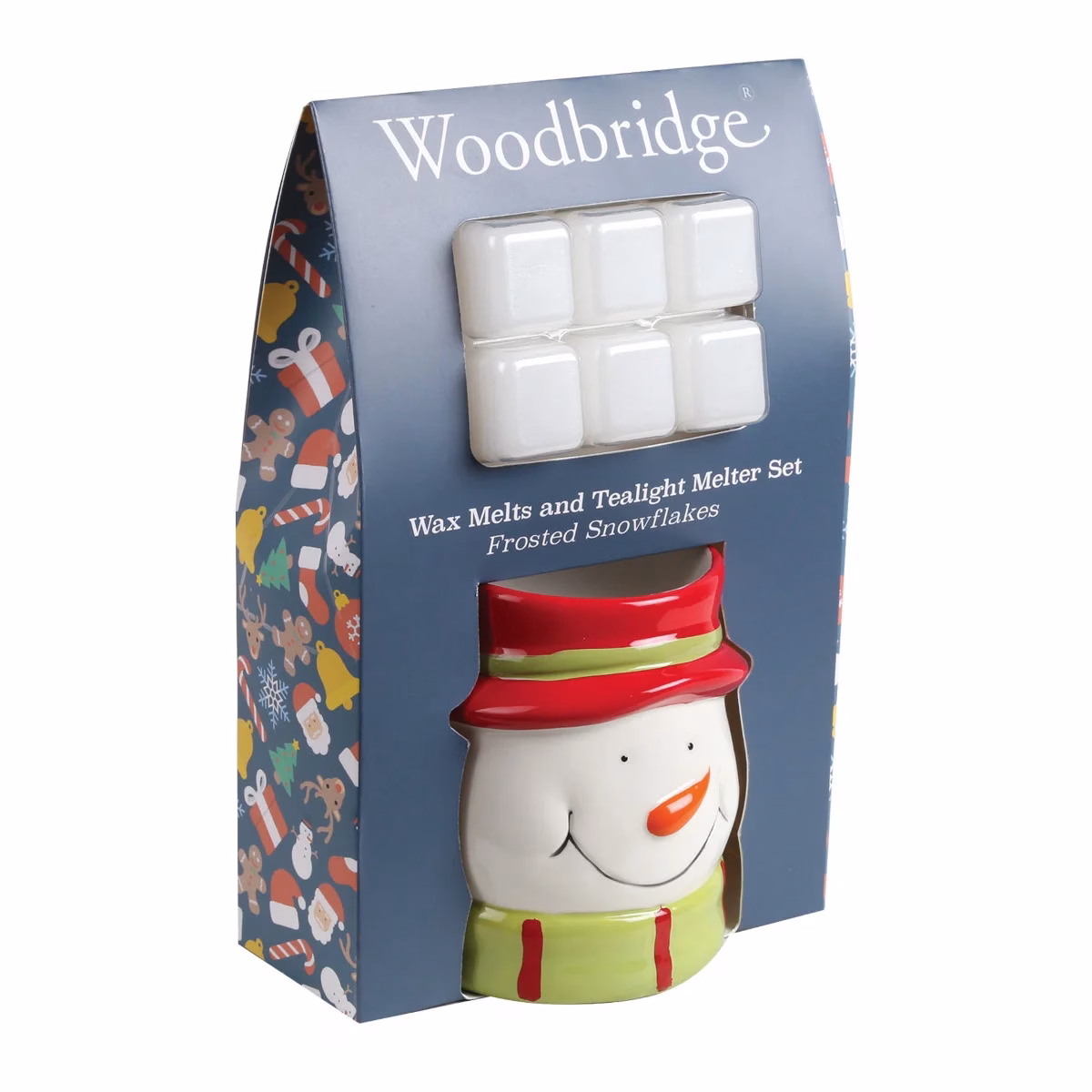 Duftlampe Snowman & Wachsmelts Frosted Snowflakes Duftlampe Snowman & Wachsmelts Frosted Snowflakes