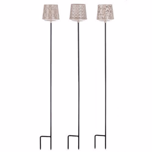 69238_1_1 Gartenstecker mit Windlicht Malou beige Variante 1