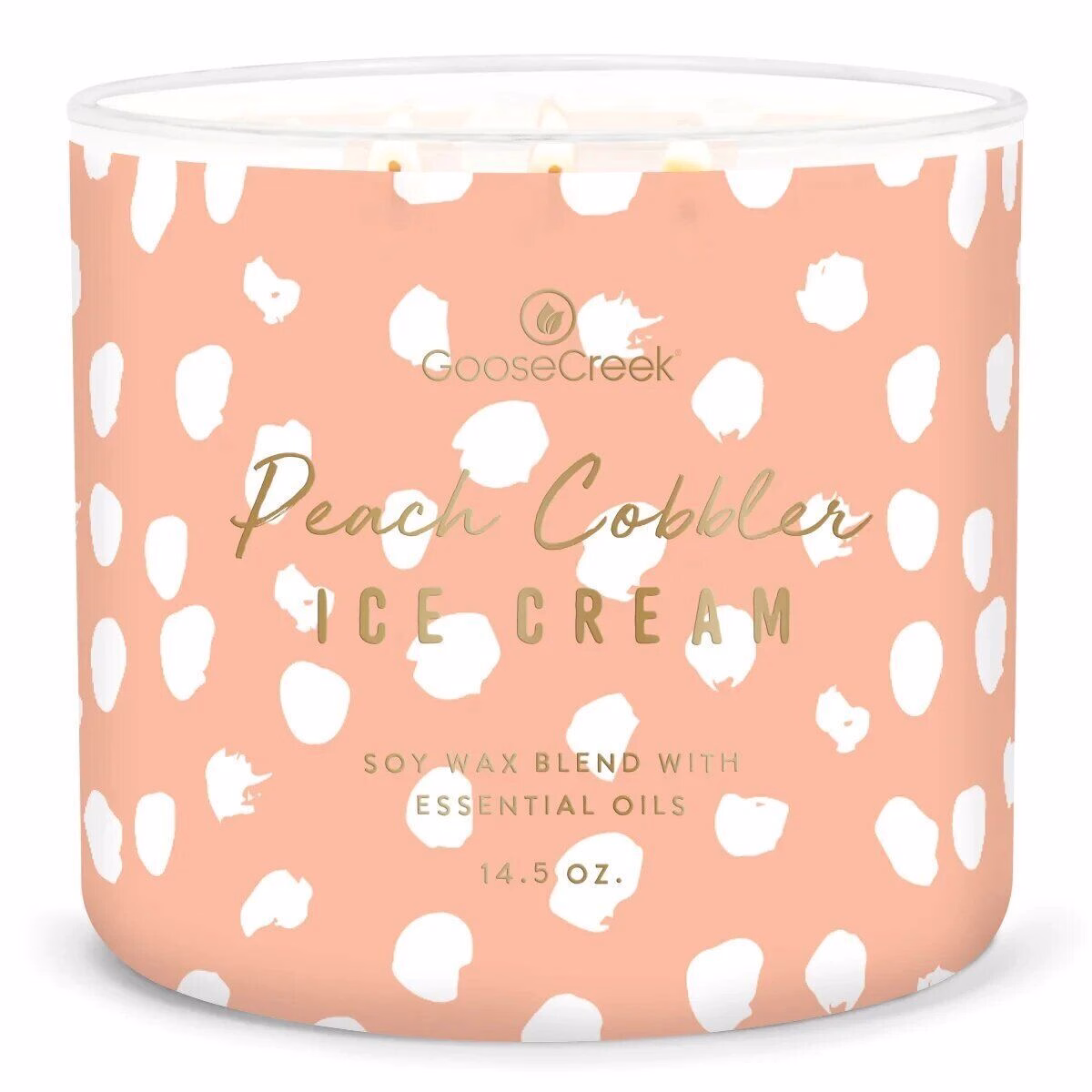 Peach Cobbler Ice Cream 411g (3-Docht)