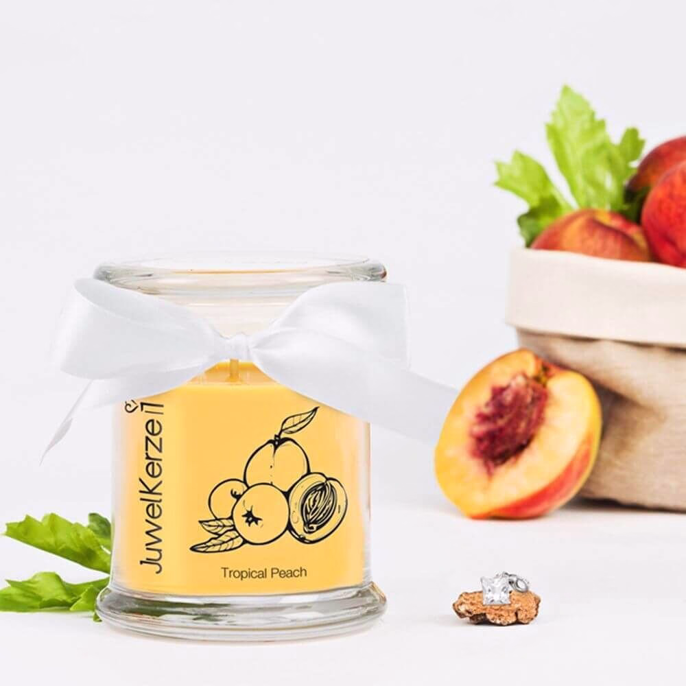 JuwelKerze Tropical Peach (Charm Anhänger) 230g