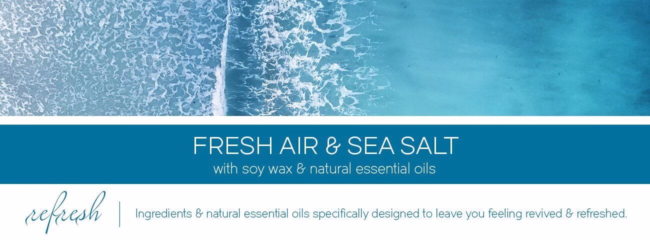 REFRESH Fresh Air & Sea Salt 411g (3-Docht)
