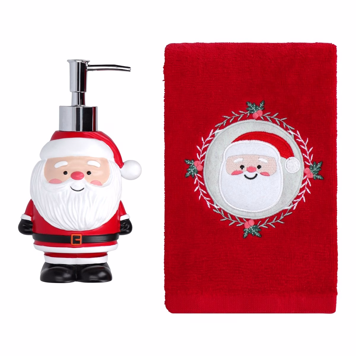 Handtuch & Seifenspender Santa 2 Geschenkset Handtuch & Seifenspender Santa 2 Geschenkset