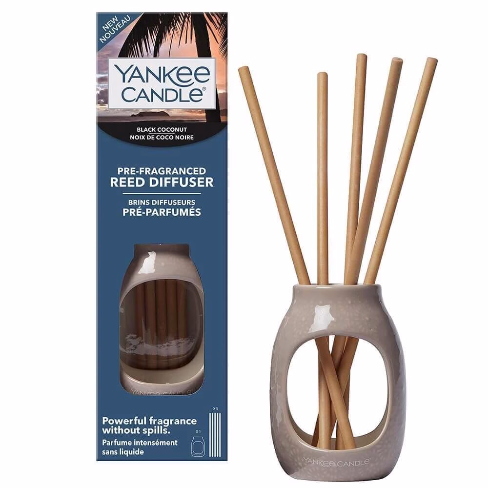 Pre Fragranced Reed Kit - Embossed Black Coconut