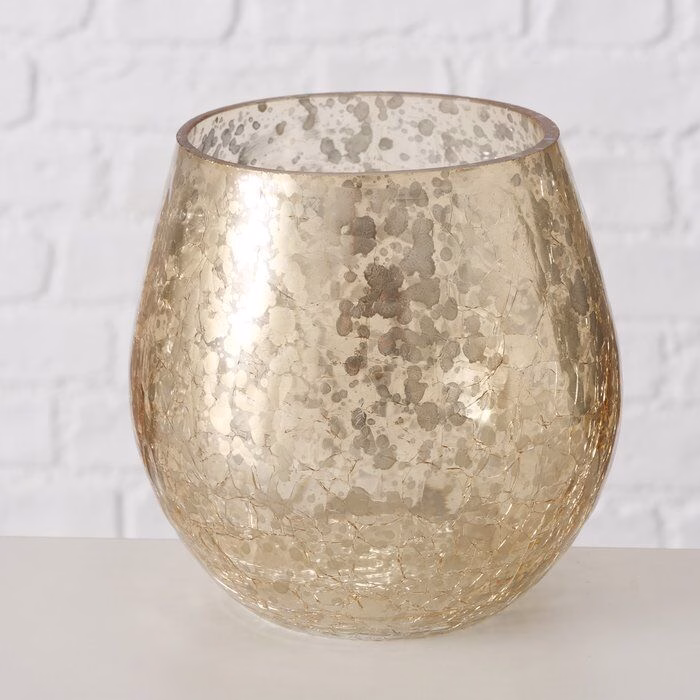 Windlicht Halma gold 13cm