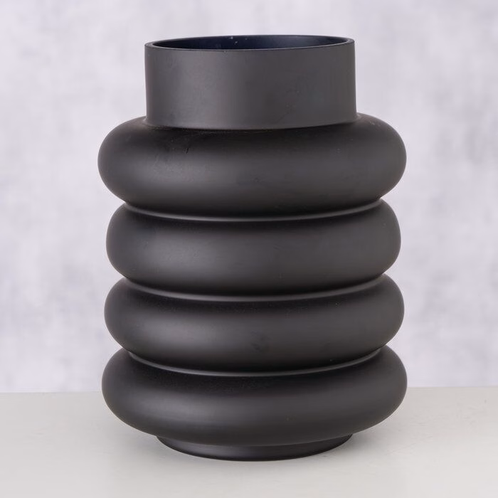 Ambientebild-9HZF6AFZ-large Vase Ribbo 20cm schwarz Glas