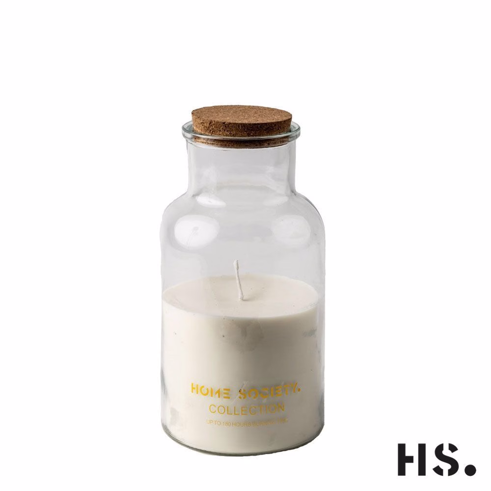 UUI9iFqQ Jar Candle Lisse weiß klein