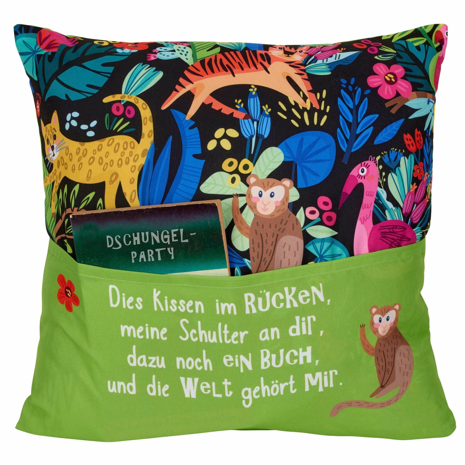 9031_1 Sofahelden Lesekissen Kids Dschungel