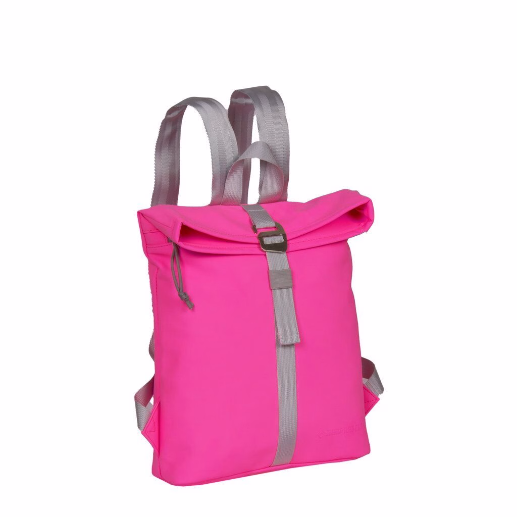 new-rebels-mart-rolltop-rucksack-rosa-neon-small-11 Mart - Los Angeles Rolltop Mini Rucksack neon pink