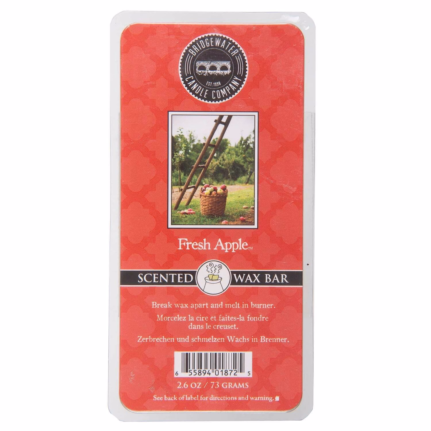 BW_FreshApple_WaxBar_Front Fresh Apple Wax Bar 73g