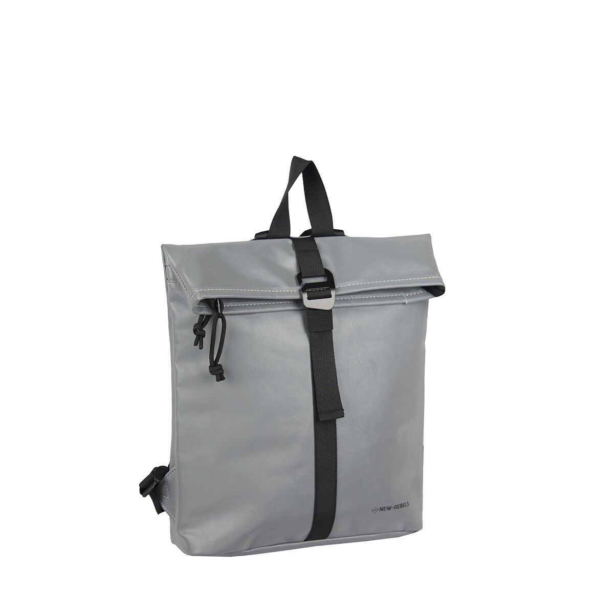Reflect - Los Angeles Rolltop Mini Rucksack silber