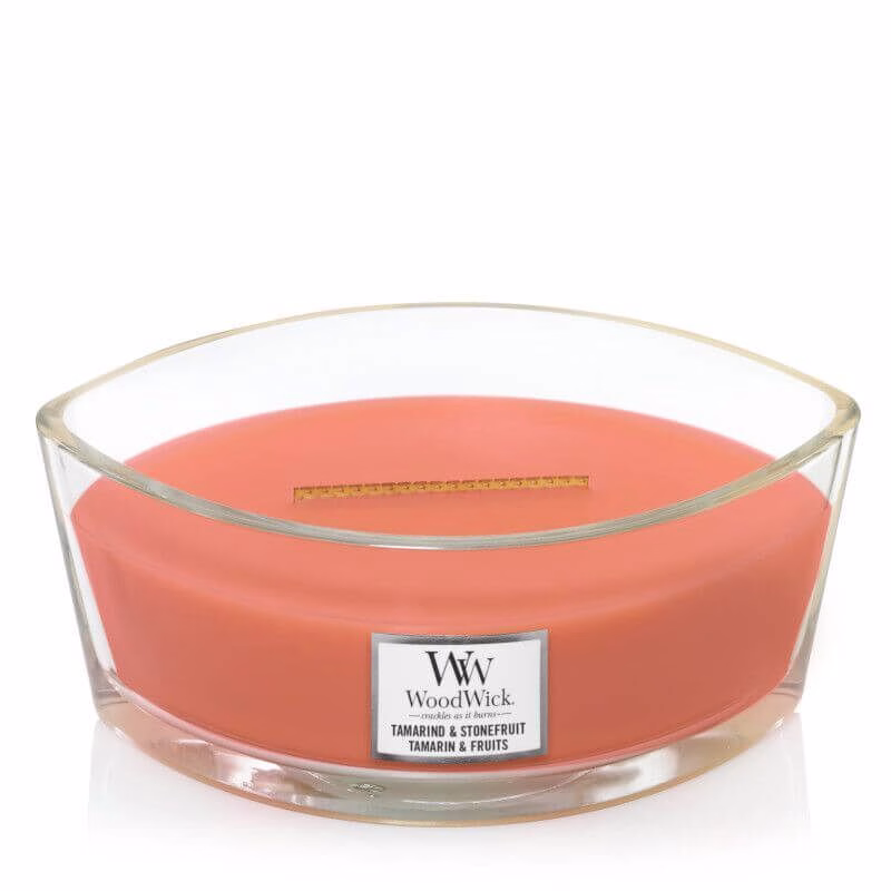 1647912E_angle Tamarind & Stonefruit 454g von Woodwick offen