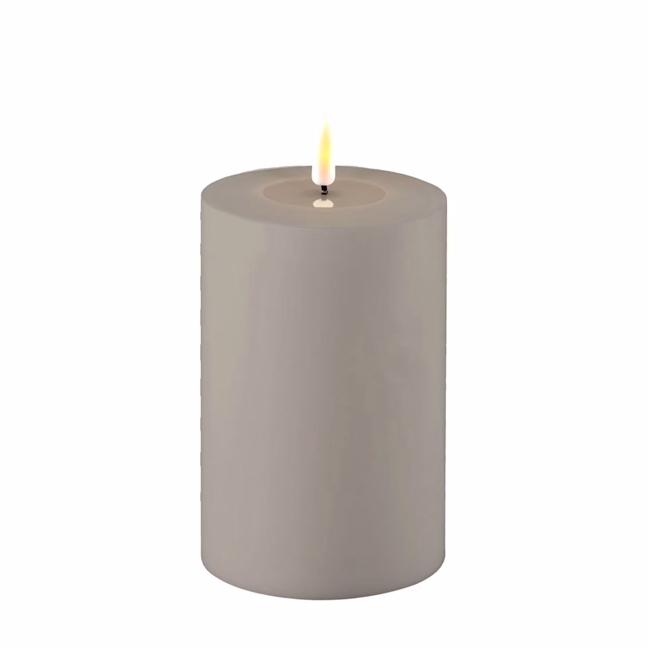 RF-UL-0053 Outdoor Stumpenkerze LED Grau 10 x 15cm