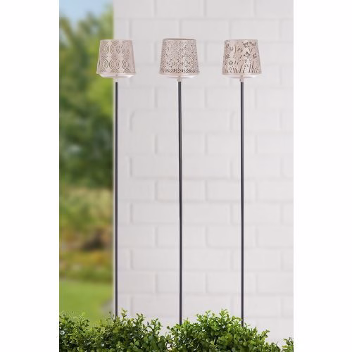 69238_5_1 Gartenstecker mit Windlicht Malou beige Variante 1