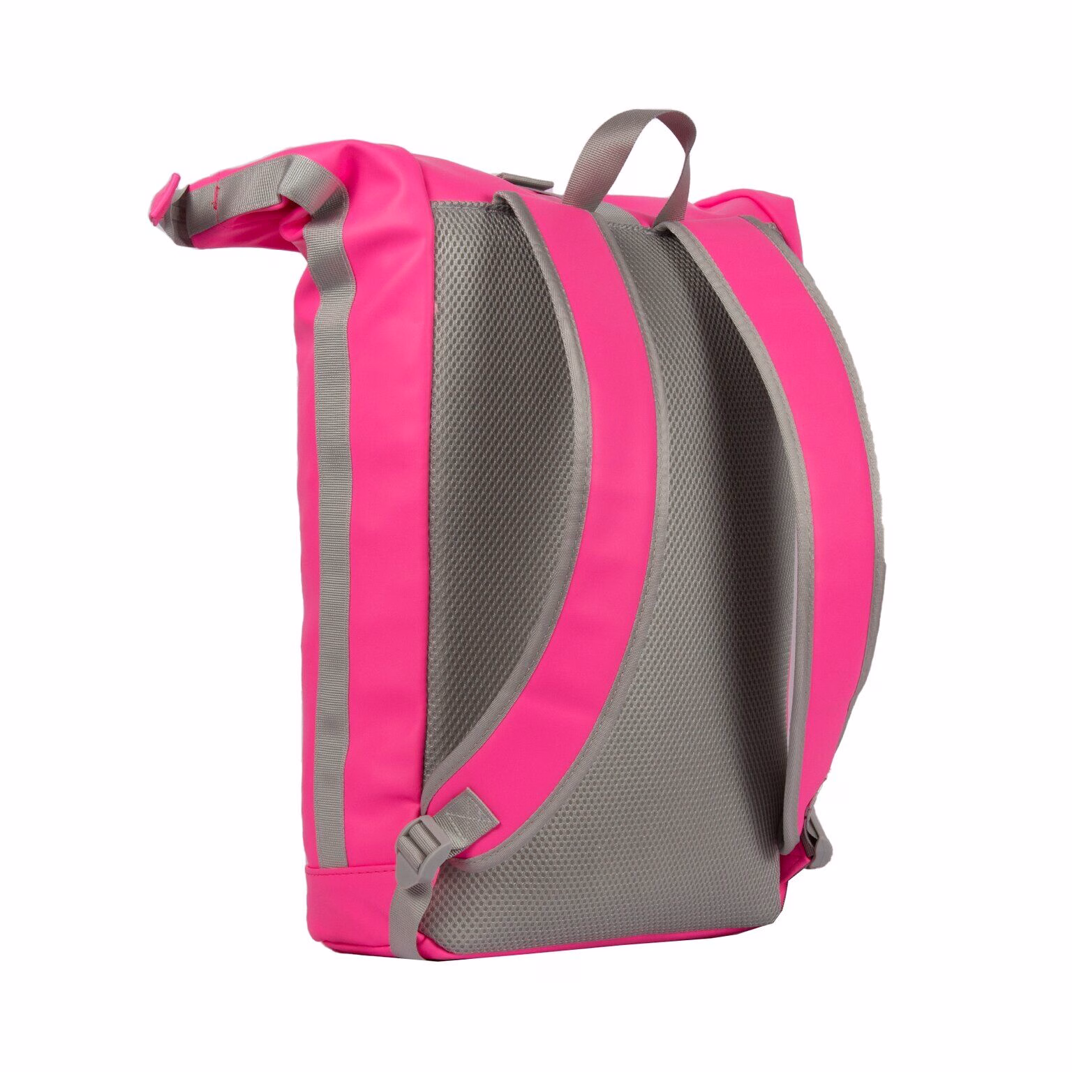 dQLcqkkO Mart - New York Rolltop Rucksack neon pink