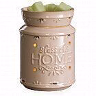 Bless This Home Duftlampe elektrisch creme
