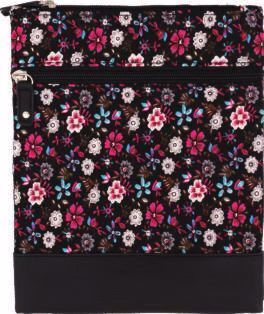 Cotton Crossbag 027 (Black Pink)