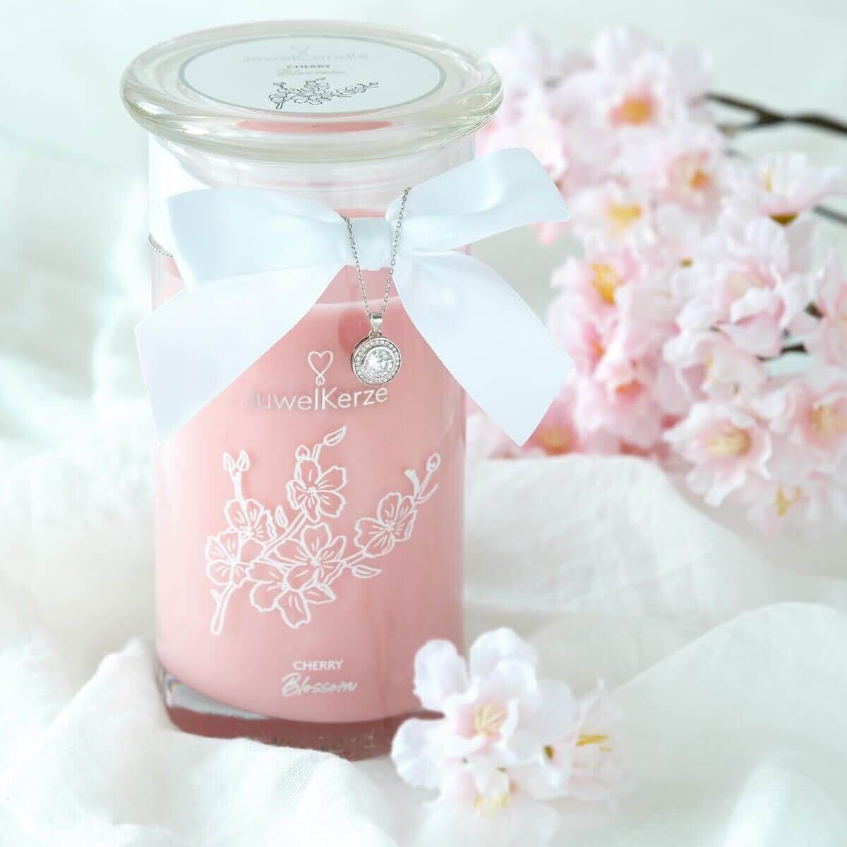 Cherry Blossom (Ohrringe) 400g Band, Blütenblatt, Pflanze, Medaillon, Einmachglas