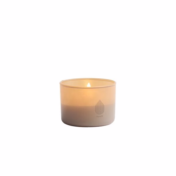 UYUNI-SS24-Glass-Candles-s-beige_r2_1 Uyuni LED Glas Stumpenkerze 8,2 x 6cm beige
