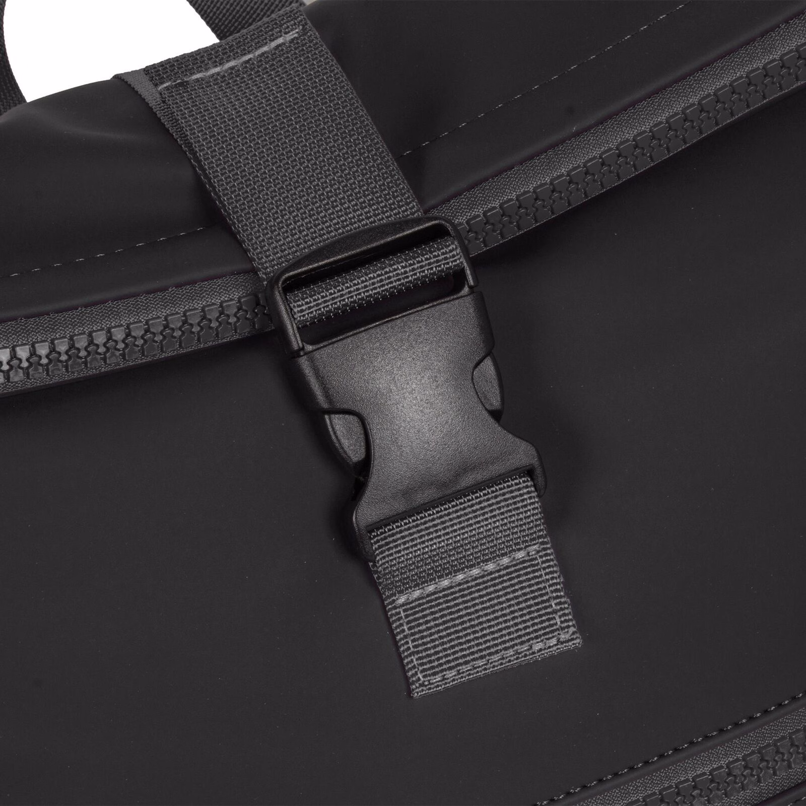 F_cEPbOo Tim - New York Rolltop Rucksack schwarz/grau