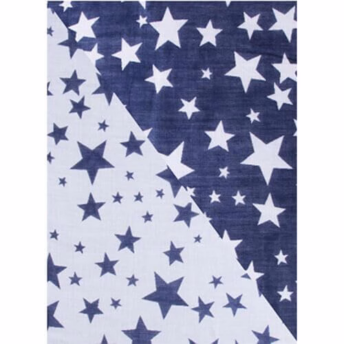 49 Jaquard-Schal Navy Creme 049