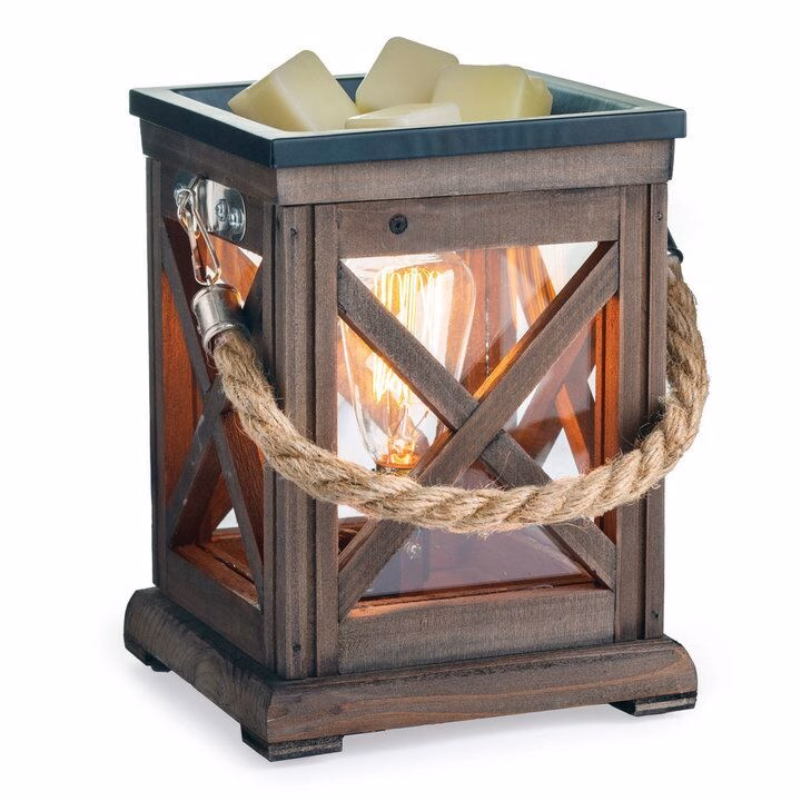 rope1 Walnut & Rope Edison Bulb Duftlampe