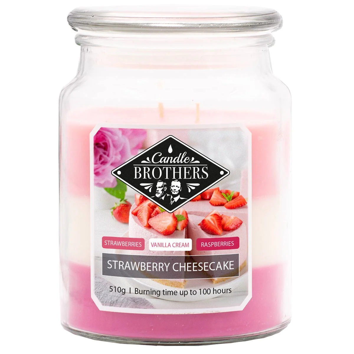Strawberry Cheesecake 510g Candle Brothers Duftkerze Strawberry Cheesecake 510g Candle Brothers Duftkerze