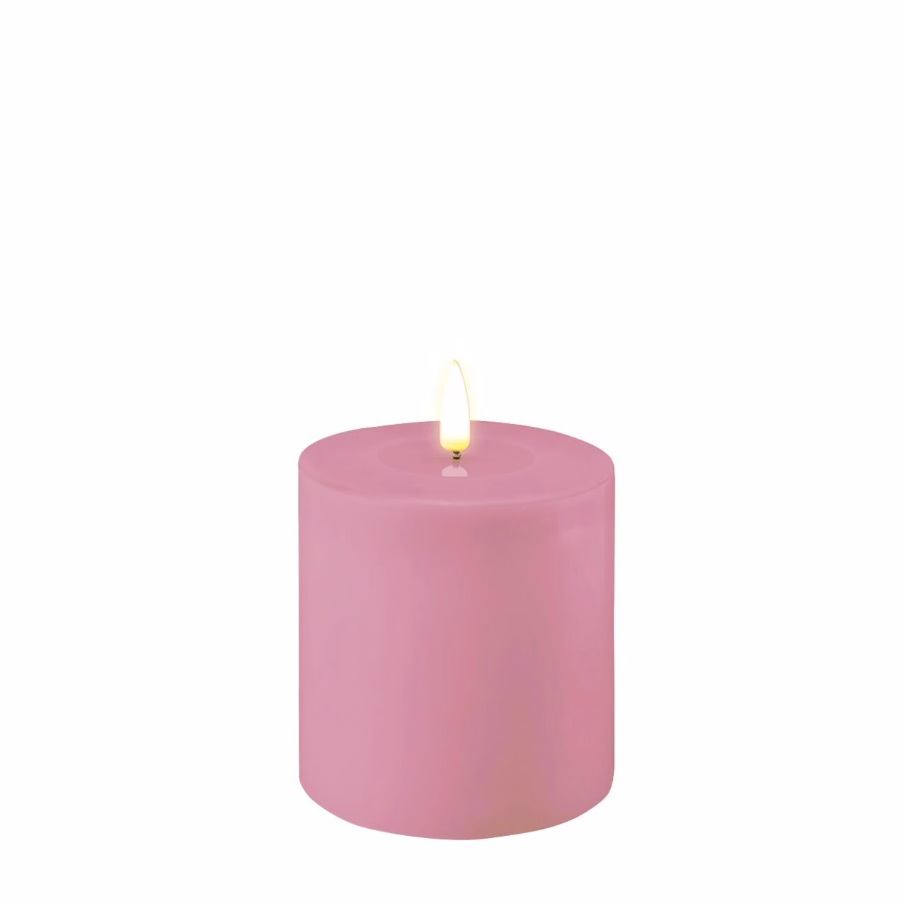 Stumpenkerze LED Lavendel 10 x 10cm