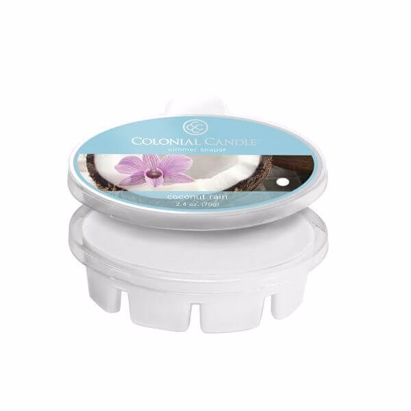 Colonial Candle Coconut Rain Simmer Snaps 70g