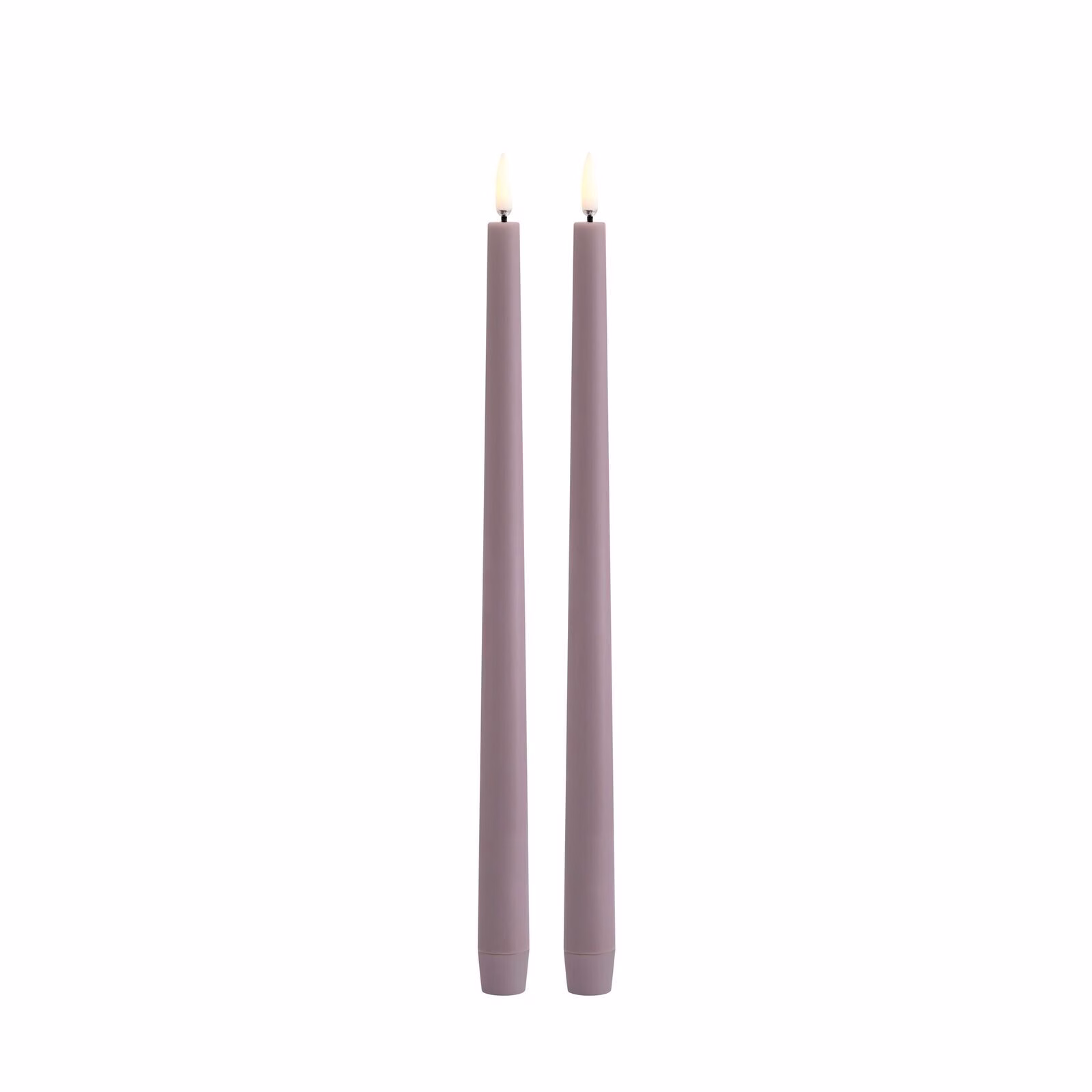 Uyuni-UL-TA-LL02332-2-Slim-Taper-Candles-large Uyuni LED Tafelkerze 32cm slim light lavender 2 Stück