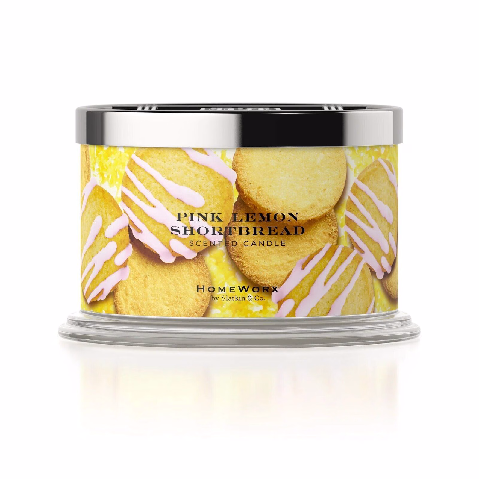 Pink Lemon Shortbread 510g (4-Docht)