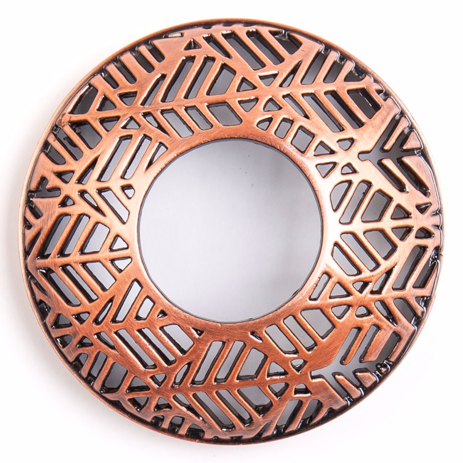 10019 Copper Leaves Candle-Lid